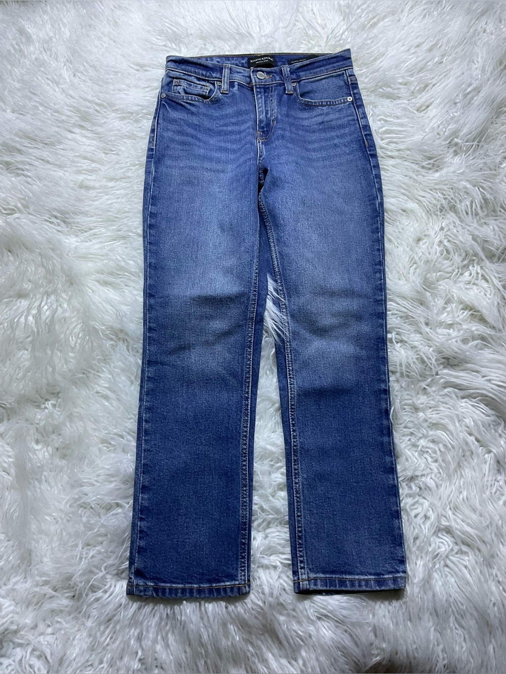 Banana Republic High Rise Straight Jeans